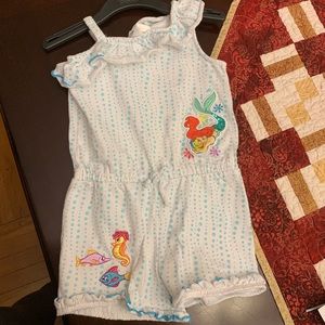 Size 4 Disney store little mermaid romper